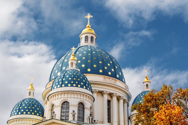 Троицкий собор Санкт-Петербург крест купол