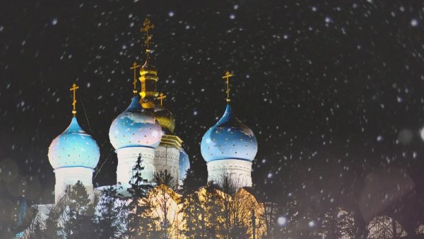 Храмы в рождественскую ночь