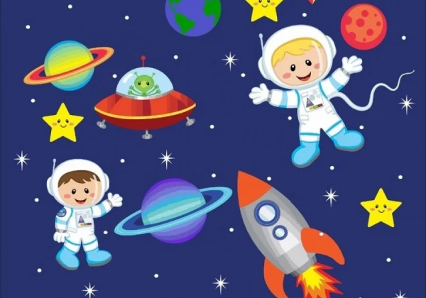 Изображения Космонавтов для дошкольников