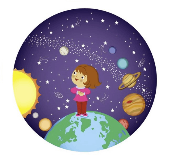 Космос планеты космонавт для детей