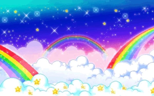 Радуга мультяшная