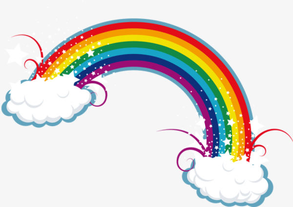 Звезда с радугой