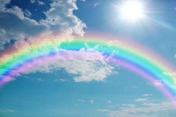 Радуга над планетой