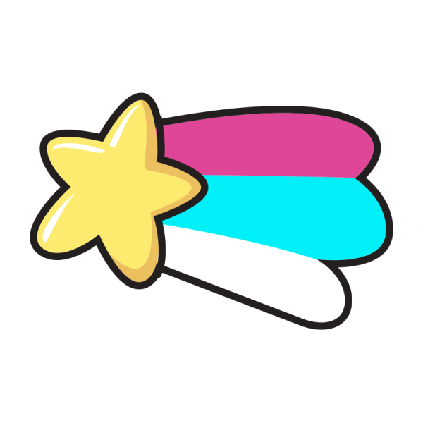 Стикер звезда