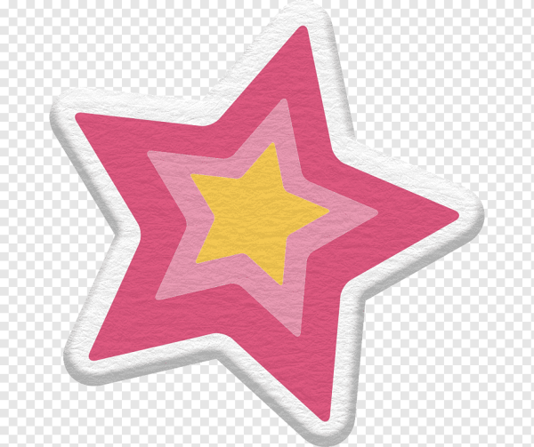 Розовая звезда