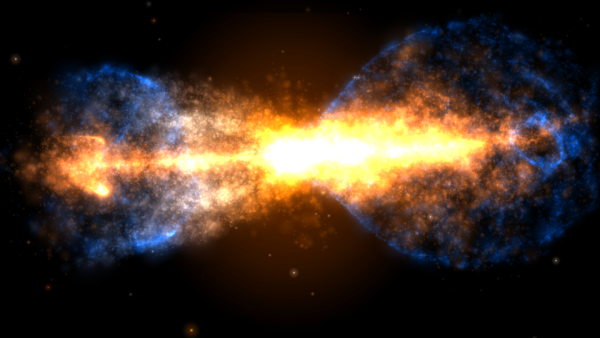 Смерть звезды в космосе