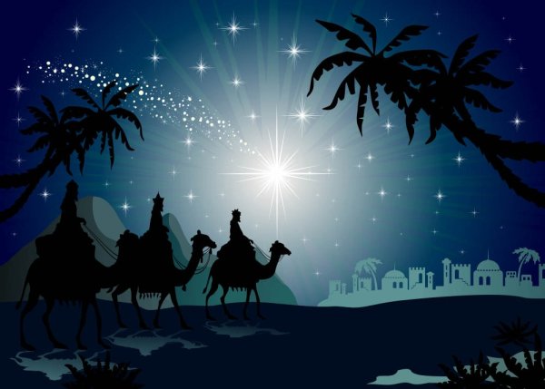 Волхвы на пути в Вифлеем