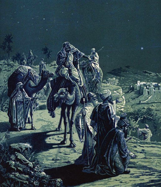 Волхвы Рождественская звезда живопись