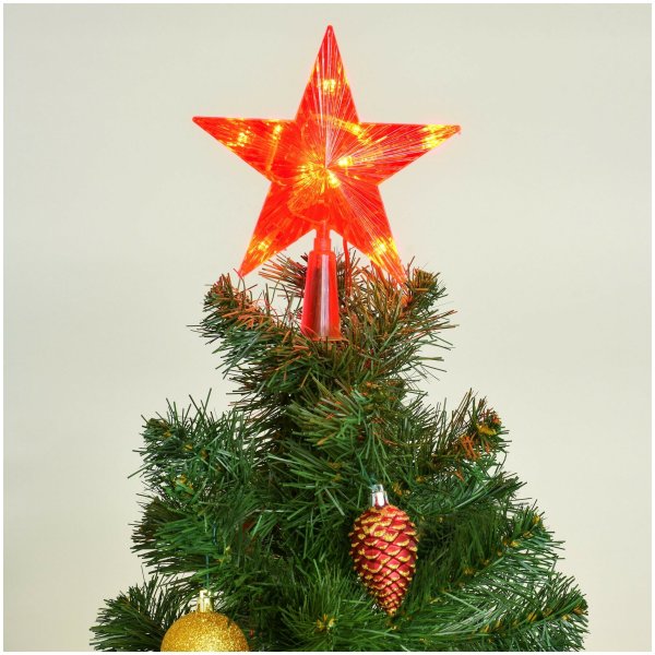 Верхушка елочная звезда 18*18см золото df2019-160-1