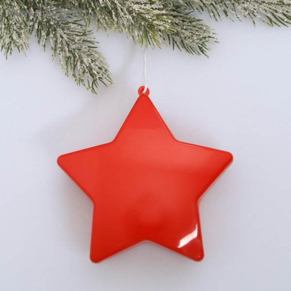 Наконечник на елку звезда 12см 547117