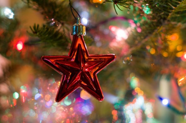 Новогодняя звезда на елку