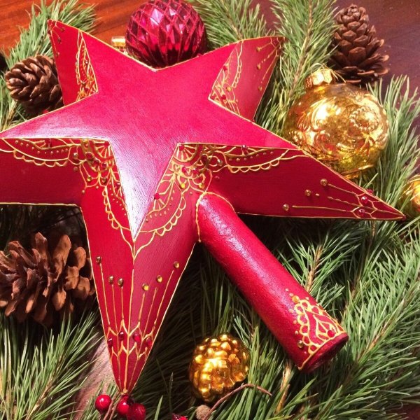 Елочная верхушка Кремлевская звезда