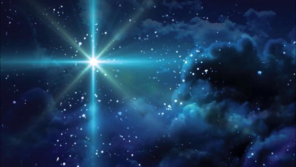 Рождественские звезды на небе