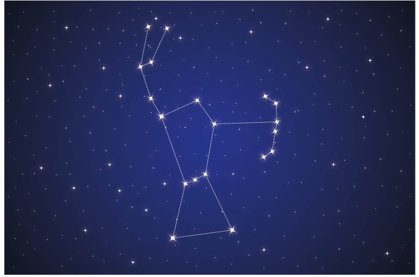 Ореон Созвездие очертание