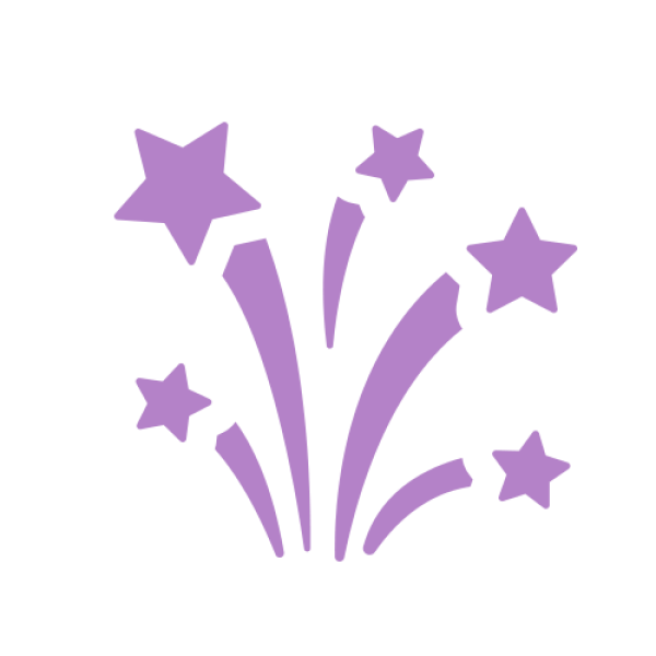 Трафарет салюта для вырезания