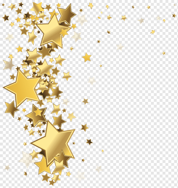 Звездочки на золотом фоне