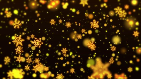 Черный фон с золотыми звездами