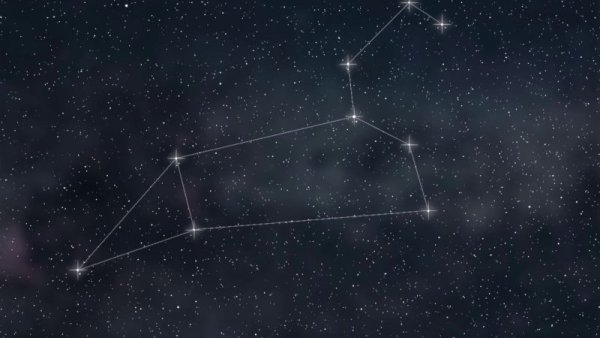 Созвездие Льва красиво в небе