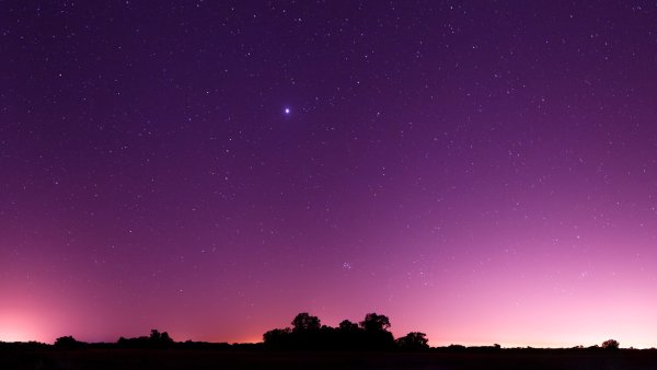 Лавандовый фон звезды