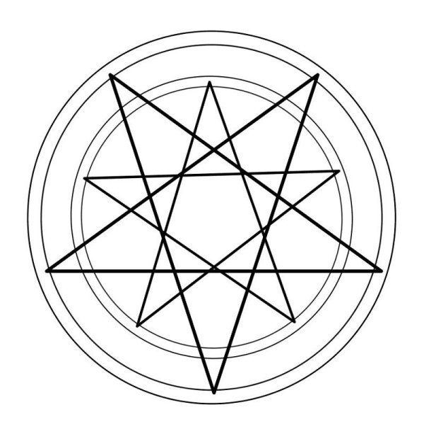 Трафареты тату пентаграмма