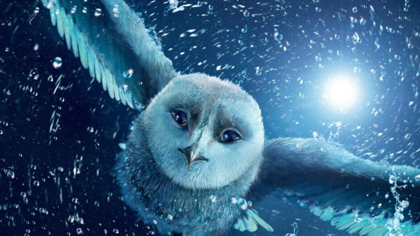 Спящий Совенок мультяшный