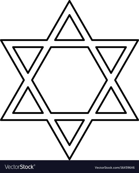 Шестиконечная звезда флаг Израиля