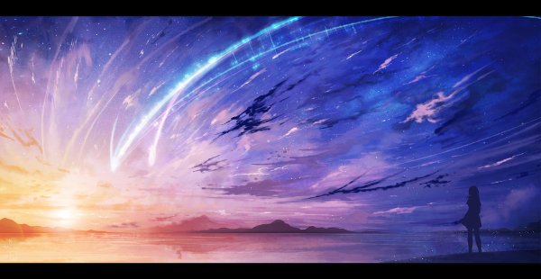 Kimi no na WA Падающая звезда