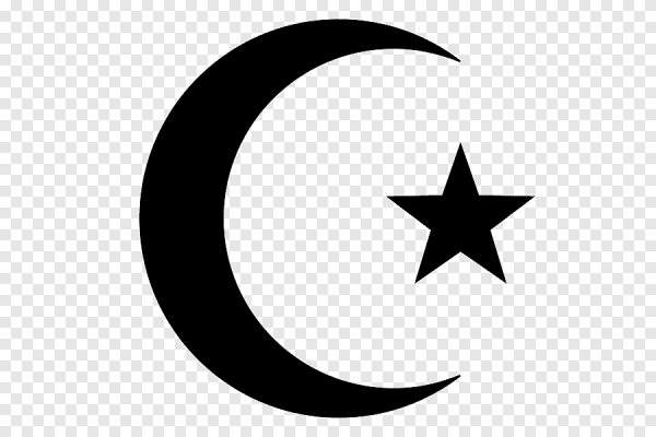 Мусульманская Луна со звездой