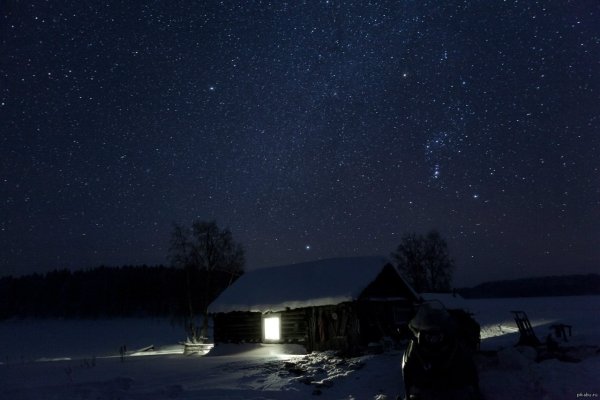 Ночное небо в деревне