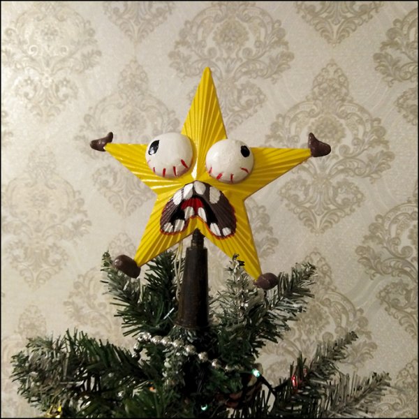 Смешная звезда на елку