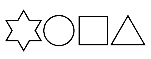 Звездочка круг квадрат треугольник