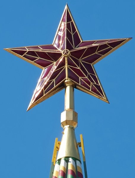 Спасская башня Рубиновая звезда