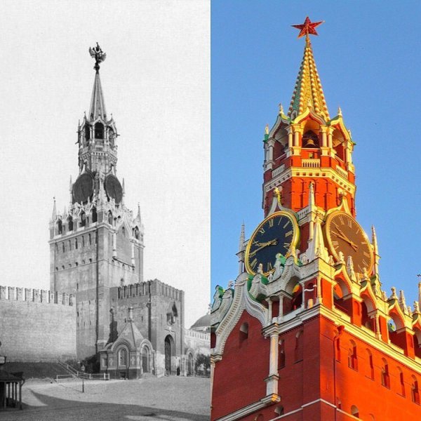 Спасская башня Рубиновая звезда