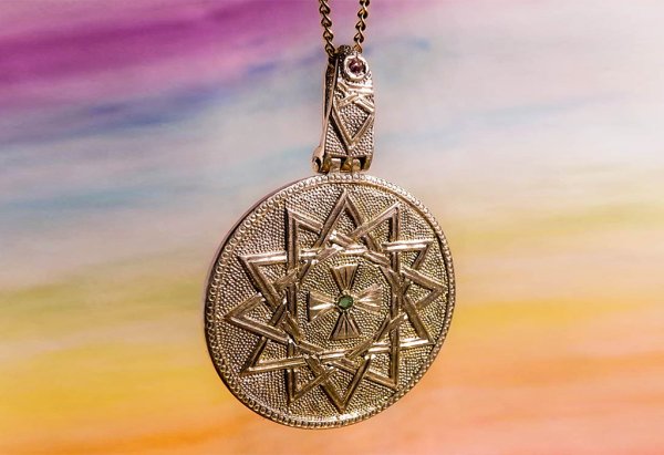 Амулет звезда Эрцгаммы 12 апостолов