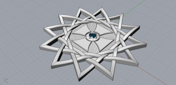 Амулет звезда Эрцгаммы 12 апостолов