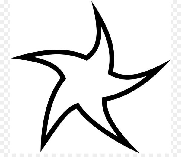 Красивые звезды трафарет