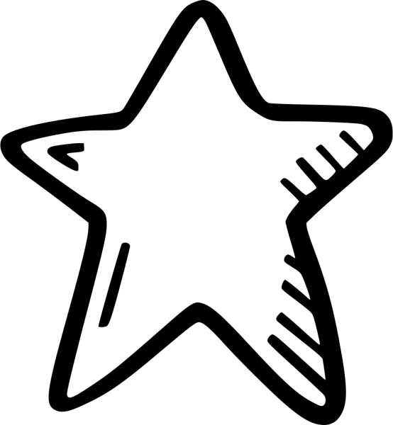 Звездочка силуэт