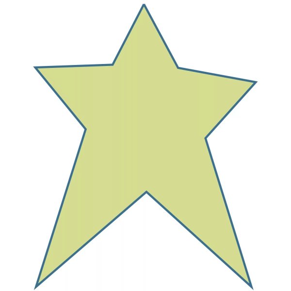 Трафарет звезды