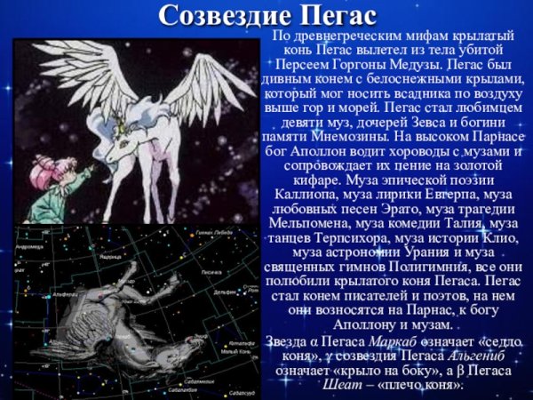 Созвездие Персея и Андромеды Легенда