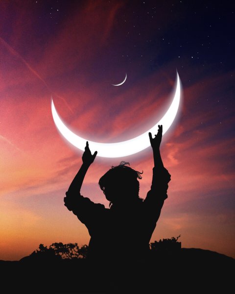 Девушка ночь звезды