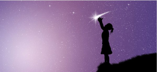 Девочка ловит звезды