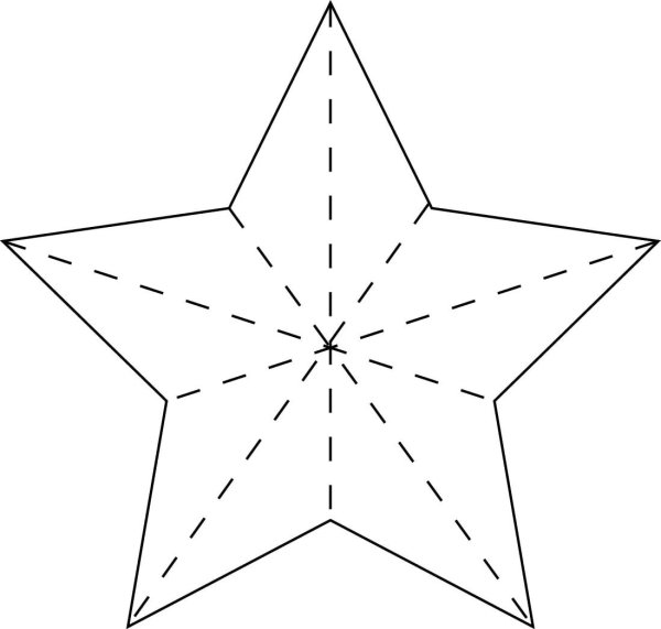 Звезда шаблон
