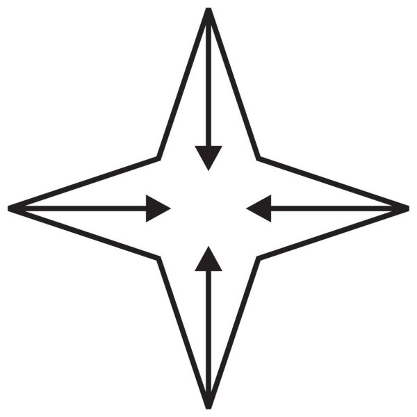 Символика четырехконечная звезда