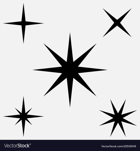 Звезда четырехконечная вектор
