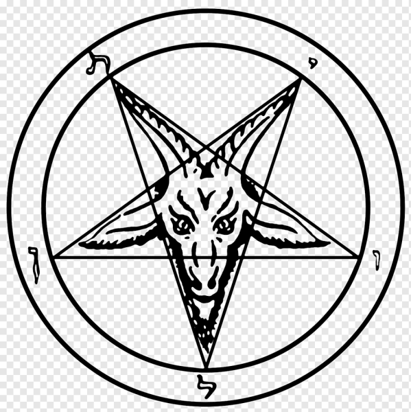 Пентаграмма дьявола с козлом