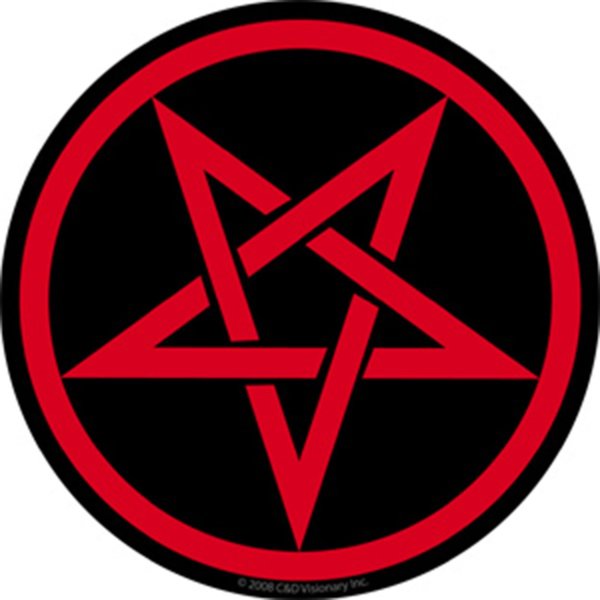 Красная сатанинская пентаграмма