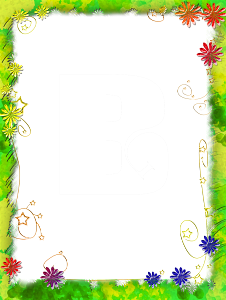 Красивая летняя рамка