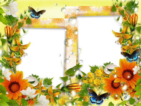 Рамка для летнего коллажа