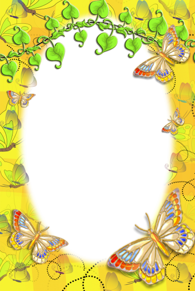 Фоторамка с бабочками