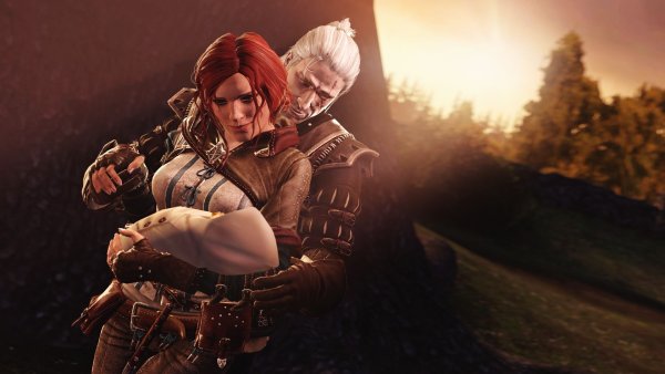 Ведьмак 2 Геральт и Трисс